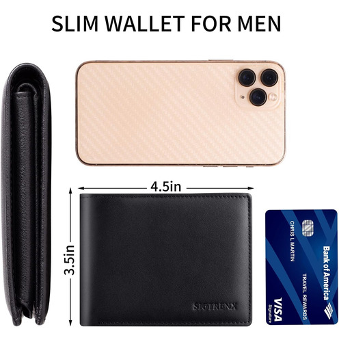 Billeteras De Cuero Para Hombres, De Cuero Genuino Billet...