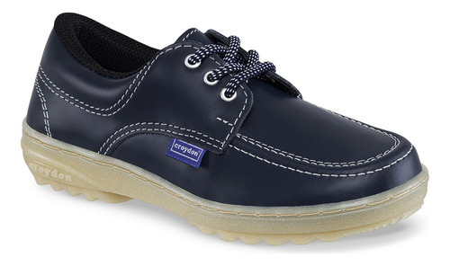 Zapatos Colegio Leader Azul Para Niño Y Niña Croydon