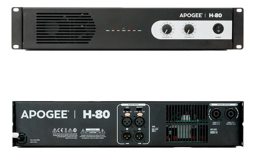 Amplificador De Potencia 8000w Apogee H80 Profesional