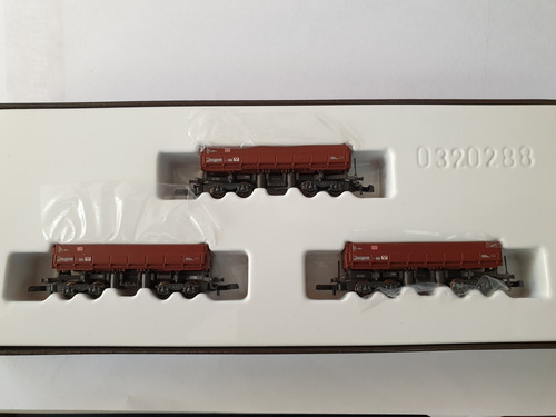 Imagen 2 de 5 de Set 3 Vagones De Carga Marklin Escala Z 82430