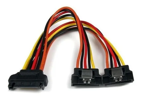 Pack 10 Unidades Divisor Sata Poder Macho A 2 Hembras En Y