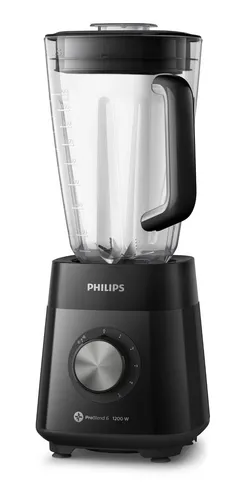 Licuadora Philips Serie 5000 HR2240 3 L negra con vaso de pl stico