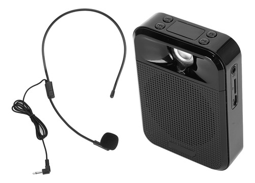 Micrófono Recargable Portátil Con Mini Amplificador De Voz