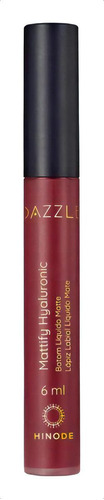 Batom Líquido Matte Mattify Dazzle 6ml Bordô Cor Vermelho