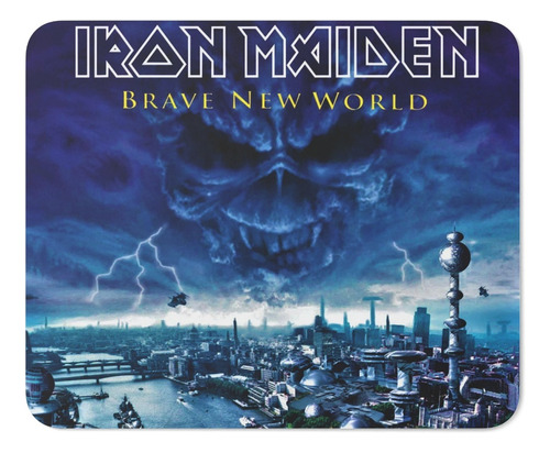 Rnm-0445 Mouse Pad Iron Maiden Brave New World (21x17)