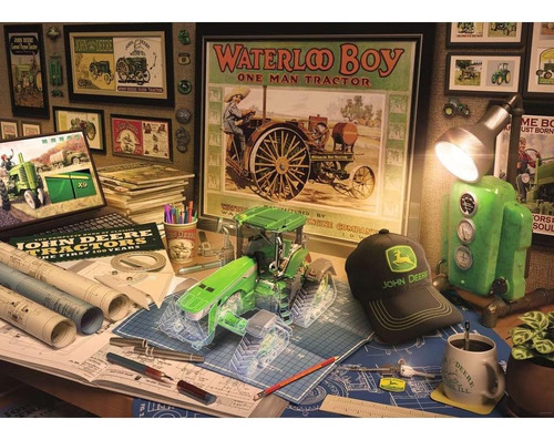 Escritorio De Trabajo Jigsaw Puzzle Ravensburger John Deere,