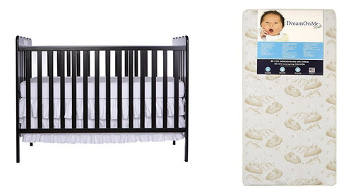 Cuna Lateral 3 En 1 Convertible Con Colchón Infantil, Crepús