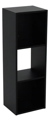 Estante 3 Nichos 90cm Torre Falkk Preto Gewt