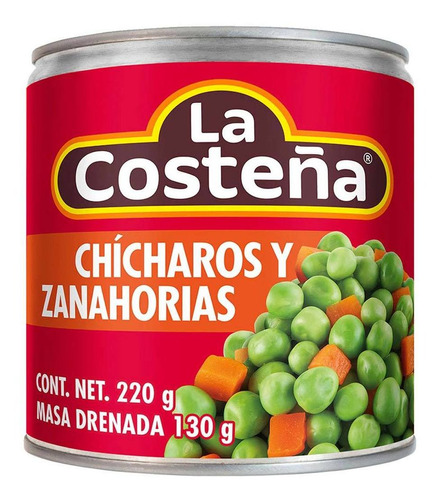 Chícharos Y Zanahorias La Costeña 220g