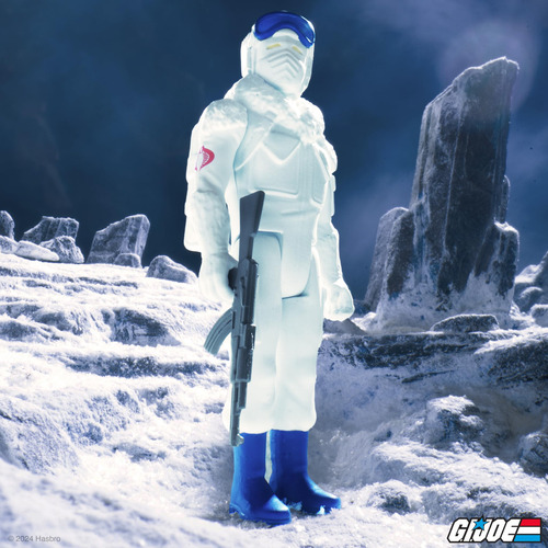 Boneco De Ação Super7 G.i. Joe Reaction Cobra Snow Serpent
