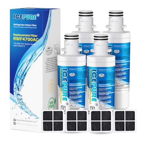 Filtro De Agua Para Refrigerador  Icepure Adq747935 Repuesto