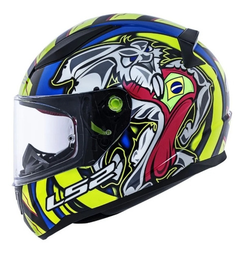 Capacete Ls2 Alex Barros Ff353  Lançamento 12x Sem Juros