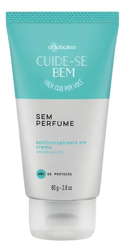 Desodorante Em Creme Sem Perfume Cuide-se Bem - O Boticário