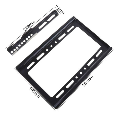 Base Tv Soportes Televisor Para Pared 14 - 42 Pulgadas 2099 Color Negro