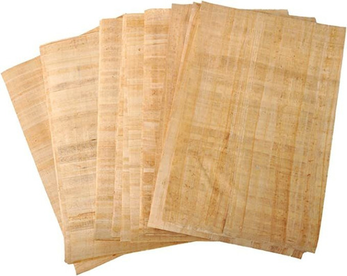 Egyptian Papyrus En Blanco Conjunto De 10&nbsp;hojas De Pap.