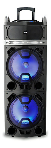 Parlante Portátil Rca Bluetooth 122pro 15000w + Mic Color Negro
