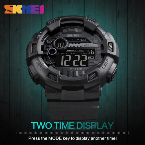 Imagen 3 de 4 de Reloj Hombre Skmei Cronometro - Sumergible - Deportivo