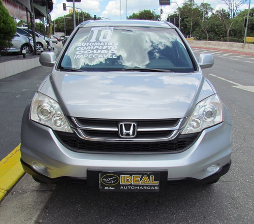 Honda Crv 2010 Autom. B/ De Couro S/detalhe 4 Pneus Novos