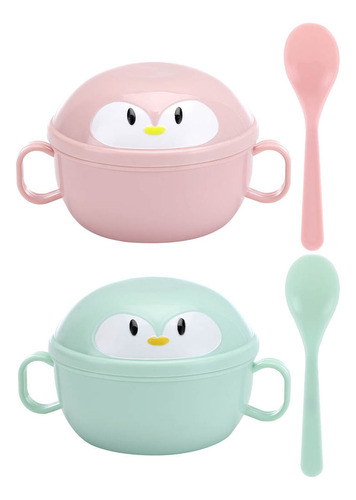 2 Juegos De Cuencos De Comida Para Bebés Con Cucharas, Cuenc