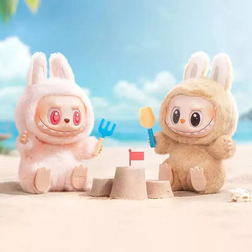 Labubu Monster Peluche Figura Bluey Macaron Have Seat 1pz