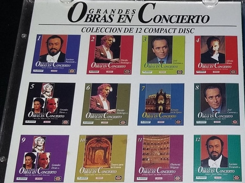 Coleccion Grandes Obras En Concierto X 12 Cd Clasica