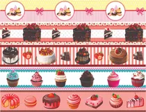 Comprar Faixa Decorativa Bolo, Confeitaria, Doces, Padaria  03mx15cm