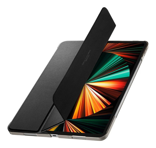 Funda Spigen Smart Fold Para iPad Pro 12.9  (2021) - Negra