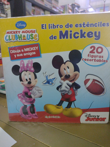 El Libro De Estenciles De Mickey 20 Figuras Recortables