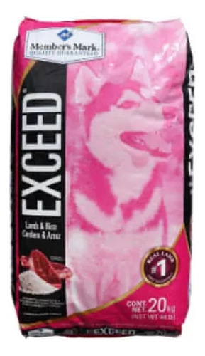 Alimento Para Perro Exceed Cordero Y Arroz 20 Kg Msi