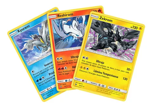 Pokemon Zekrom Kyurem e Reshiram