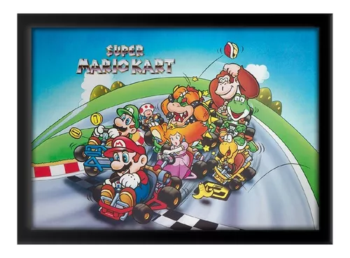 Quadro Super Mario Retro Nintendo