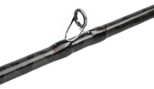 Vara De Pesca Carretilha Albatroz Blade Carbon 2,40m 50lb 2p Cor Preto E Vermelho