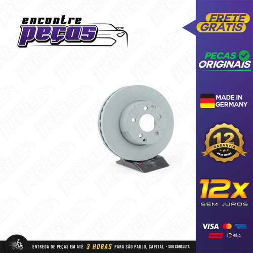 Par Disco Freio Dianteiro Mercedes W204 C180 2014 Original