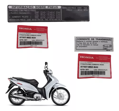 Kit Adesivo Friso Honda Biz 110i Personalizado Frete Grátis