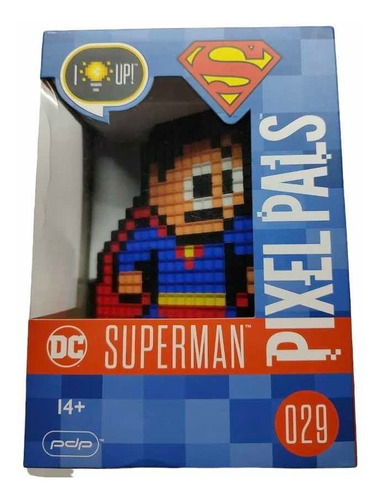Lámpara Decorativa Portátil Led Pixel Pals Superman #029