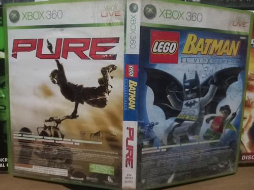 Videojuego Lego Batman/ Pure (2008-2009) Doble Pack Xbox 360