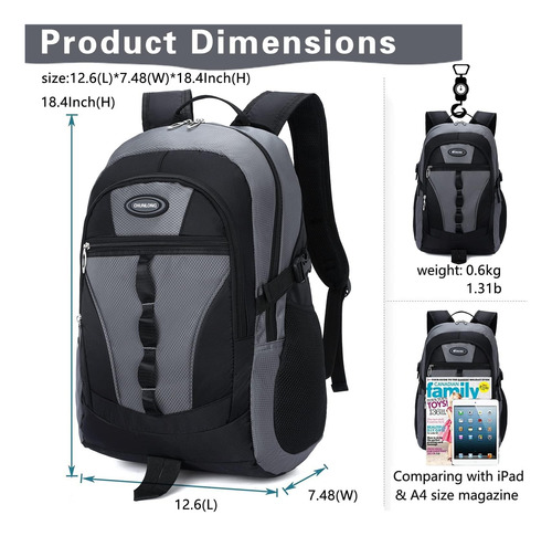 Befunirise Mochila Escolar Para Niños Y Niñas, Gran Capacida