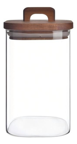 Tarro De Almacenamiento Con Mango De Madera, Caja De Almacen