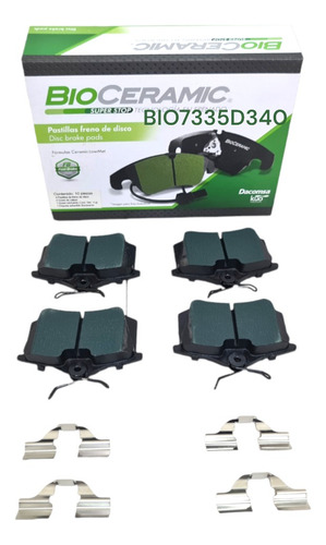Balatas Traseras Para Seat Ibiza 1.6l 2017- 2023 Bio7335d340