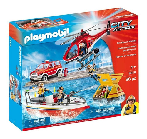 Playmobil Rescate De Incendios 9319 City Action Educando