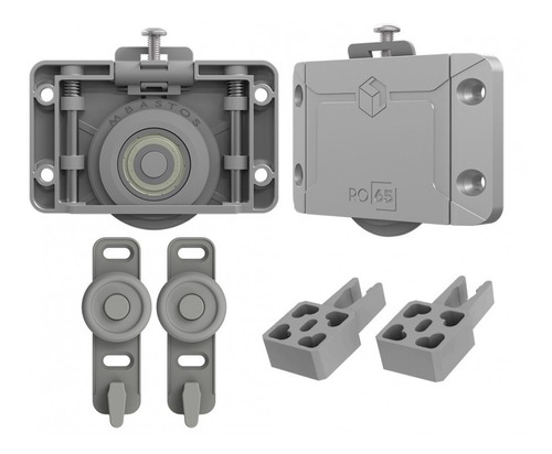 Rodízio Ro 65 Plus P/ 1 Porta De Correr Sobreposta Rometal