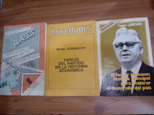 Pack 3 Ejemplares Urss Gorbachov Ligachov