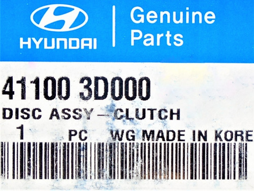 Disco Embreagem Hyundai Ix35 Original Novo