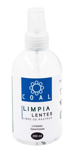 Limpia Lentes Botella 250ml Coal