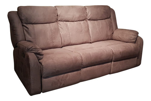 Sillones Sofa Reclinable 3 Cuerpos En Tela Lavable Dyd