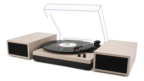 Tocadiscos Lp&no.1 Con Altavoces Externos, Tocadiscos De Vi.