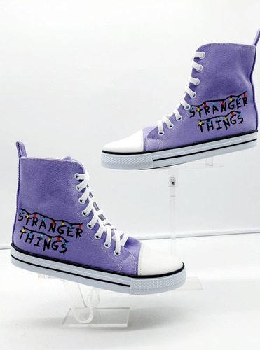 Tenis Botita Para Niña Mujer Juvenil Diseño Stranger Things 