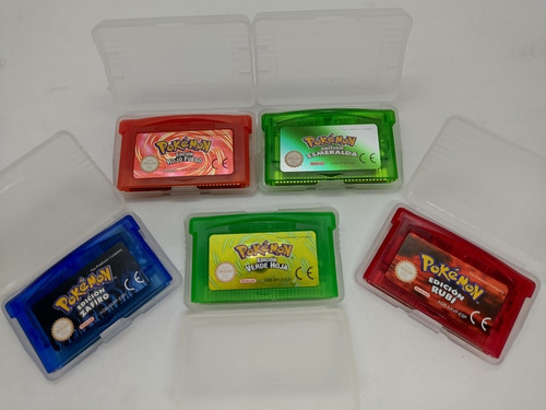 Pokémon Gameboy Advance/ Ruby Emerald Leaftgreen Saphire Red (Usado)