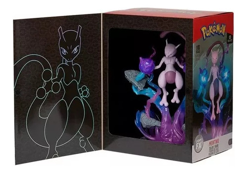 Pokemon Select Fig Mewtwo De Lujo C/luz 25 Cm Int Pkw0082