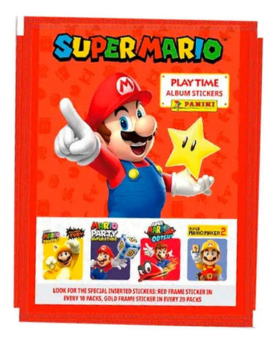 20 Sobres Del Álbum Super Mario